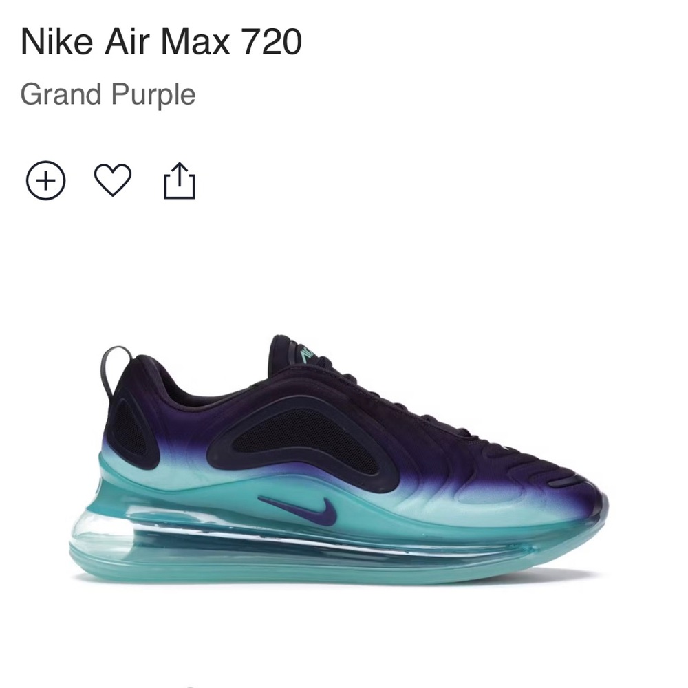 Nike Air Max 720 Grand Purple - Size 11